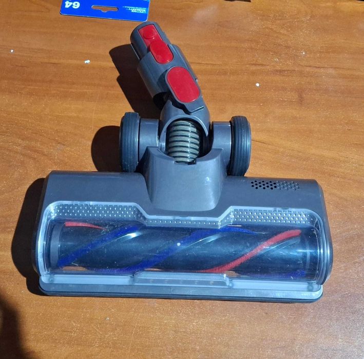 Cap perie electrica, turbo, compatibila cu Dyson V7-V15, gri