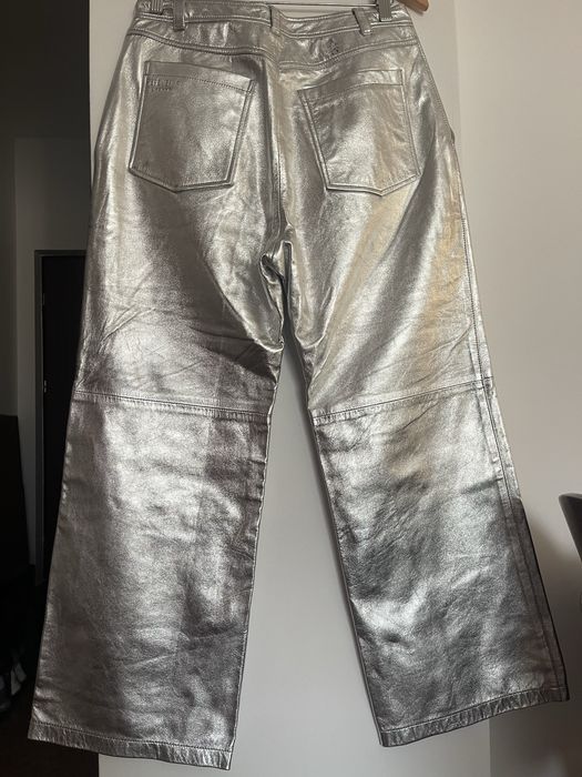 Pantaloni Pepe jeans, piele naturala