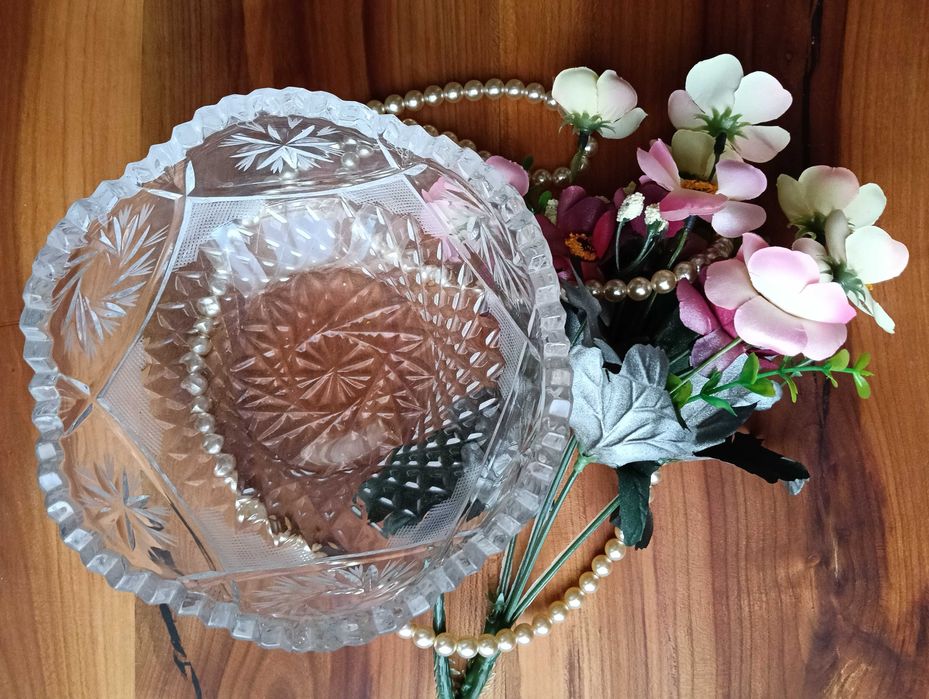 Кристална фруктиера за бонбони -