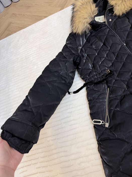 Продам Шубу оригинал, подарок курта черная