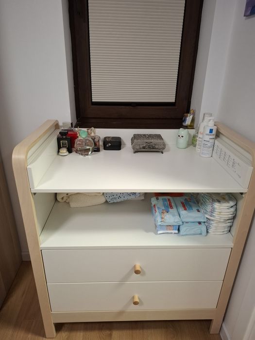 Masa infasat /Comoda Mesteacan Ikea