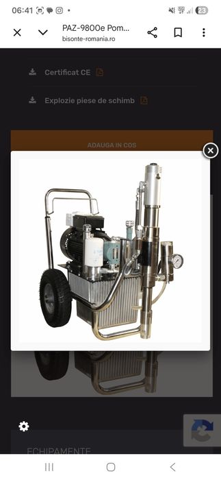 Pompa airless hidraulica PAZ-9800