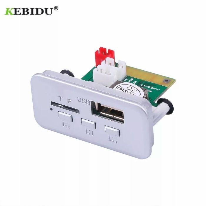 Аудио плеър KEBIDU модул за вграждане с Bluetooth 5.0/5V-12V Fm,TF,USb