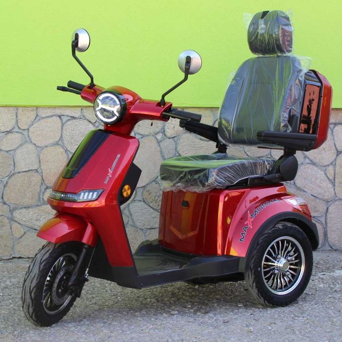 Електрическа триколка Max Motors FM2 PRO 1800W, 25Ah, RED