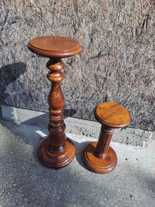 piedestal lemn inaltime 50 cm  87 cm