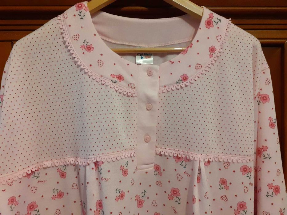 camasa noapte cu maneca lunga