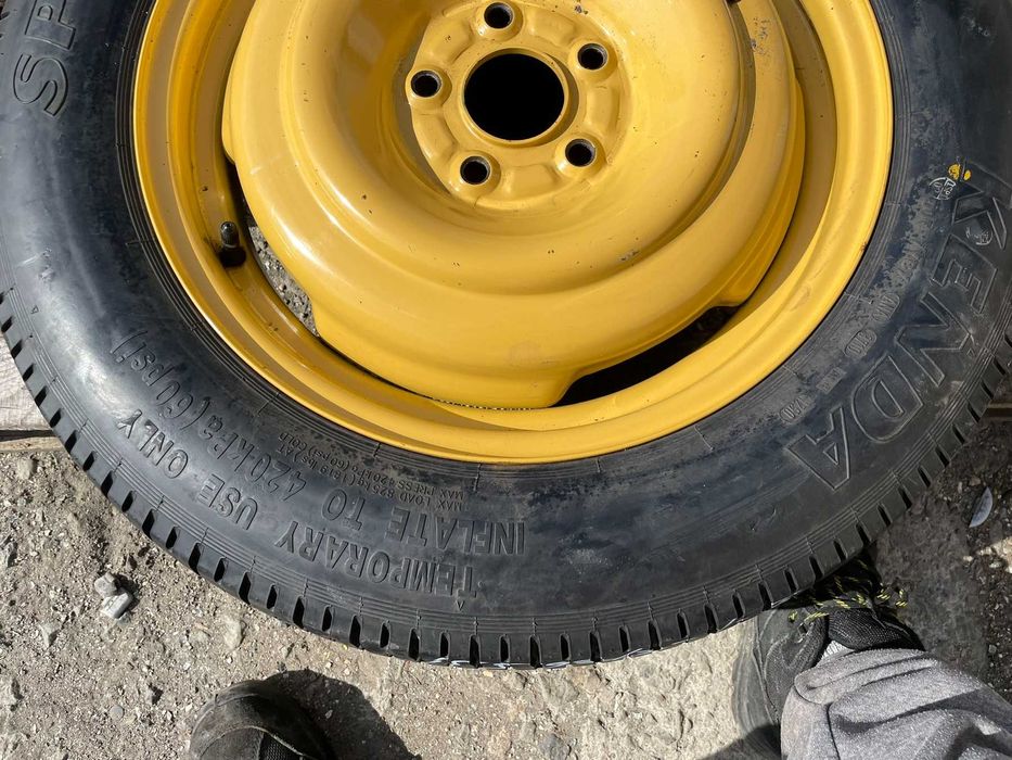 155/90/17 резервна джанта Патерица 5х114,3 Nissan Qashqai Dacia Duster