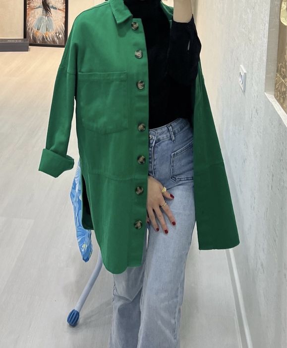 Джинсовая верхушка, кардиган