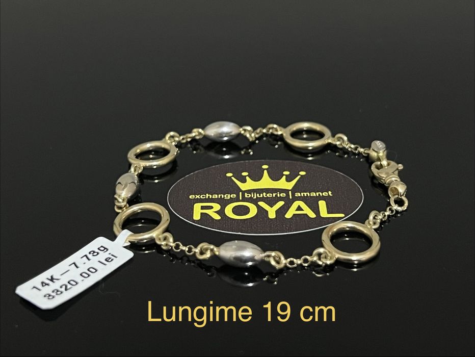 Bijuteria Royal CB : Bratara dama aur 14k 7,73gr