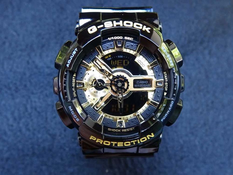 Ceas Sport Casio G-SHOCK GA-110 Black&Gold-NEGRU LUCIOS NOU 2025