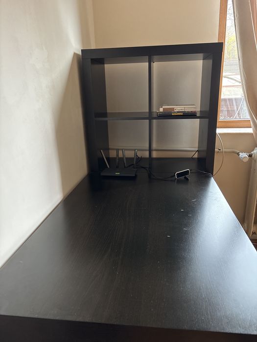 birou jysk multifunctional tip ikea cu rafturi
