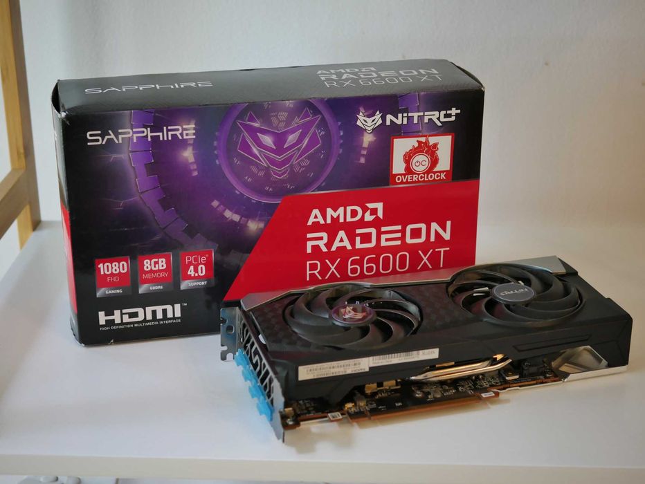 Sapphire Nitro+ AMD Radeon RX 6600 XT Overclocked 8GB GDDR6 128 bits