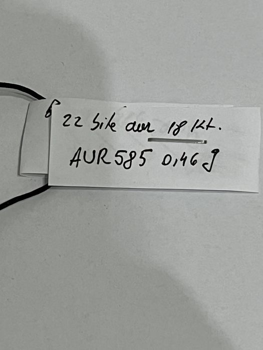 OFERTĂ! Bratara din 22 bile aur 18 kt. aur 585‰