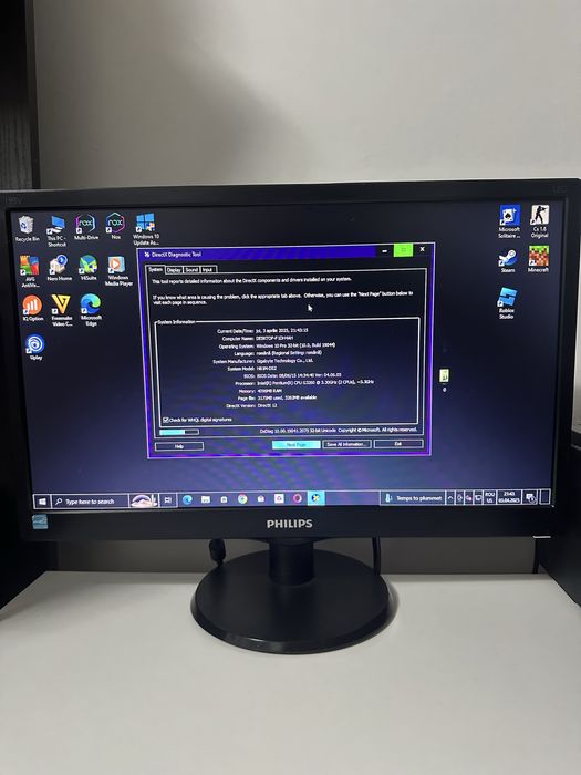 PC complet + SSD mare – Ideal pentru birou, școală, multimedia!