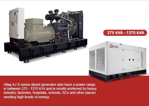 Comercializam gama completa de Generatoare Diesel 10kWA - 2500 kWA