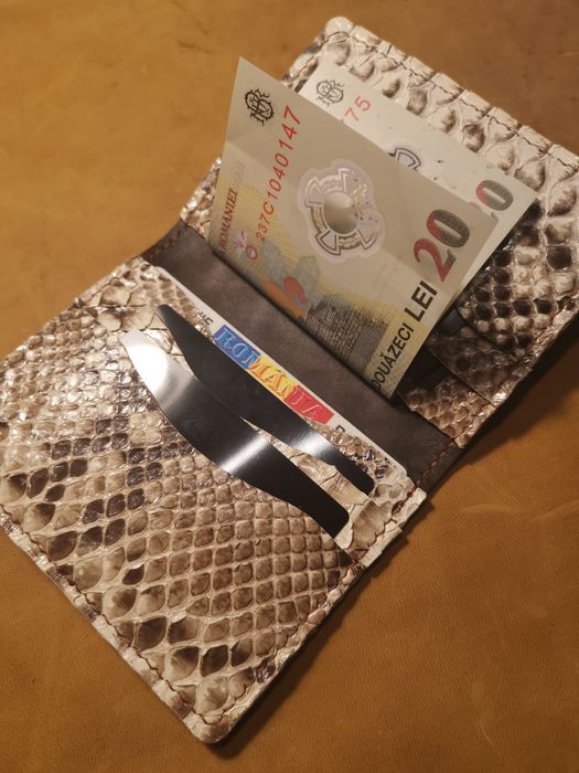 Portofel minimast piele piton