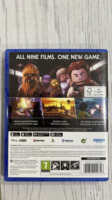 Игра Lego Star Wars: The Skywalker Saga для PS5 Playstation 5