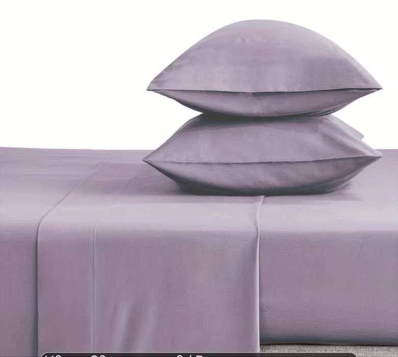 Чаршаф и 2 калъфки за 15€ от 33€ памучен сатен