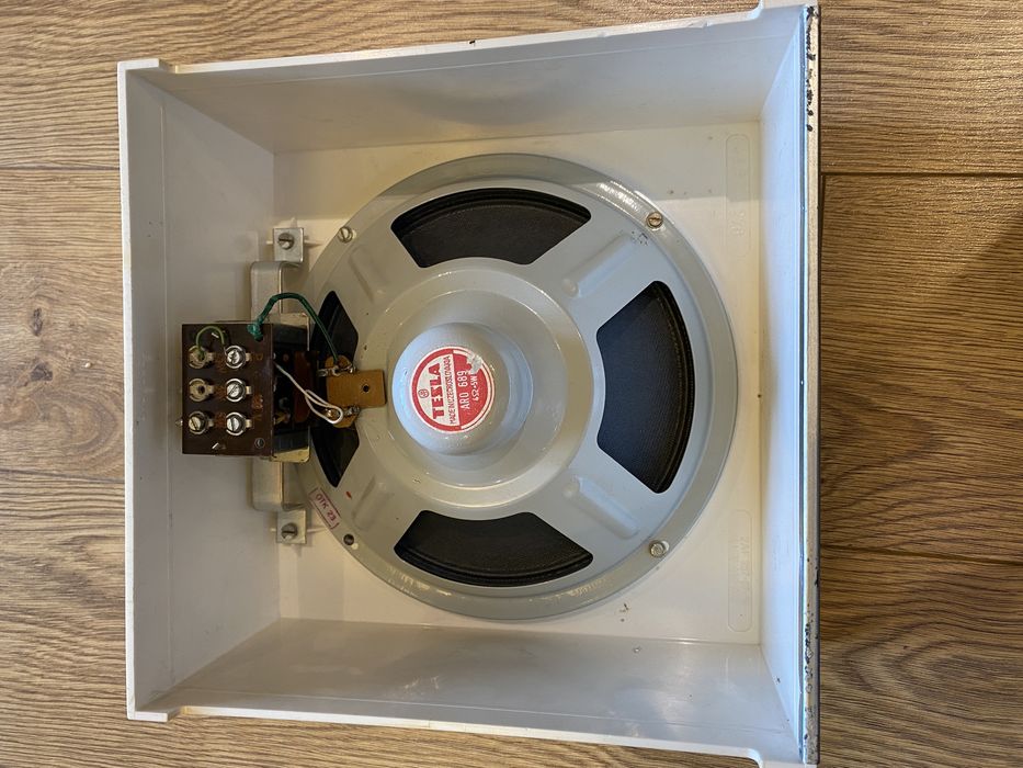 Ретро високоговорител Тесла Tesla, произведен в Чехословакия, 5 вата