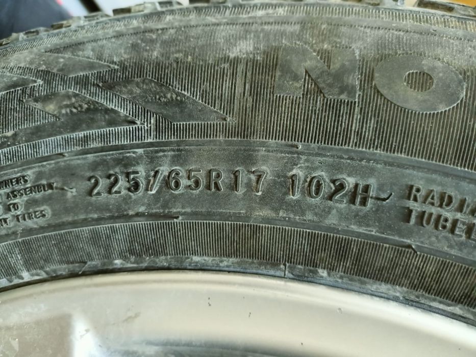 Балон в комплекте с дисками размер R 17 225/65