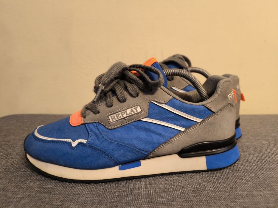 Adidasi Replay panelled lace up