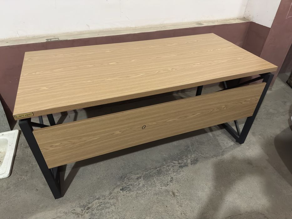 Большой стол в стиле лофт Loft Mart 160x75х75
