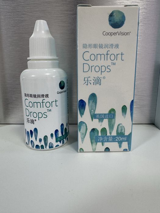 Увлажняющие капли для линз искуственна слеза