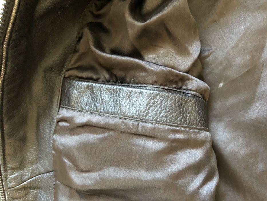 Geaca Piele Naturala Barbati GATSBY Model Simplu Cu Guler | Marime L