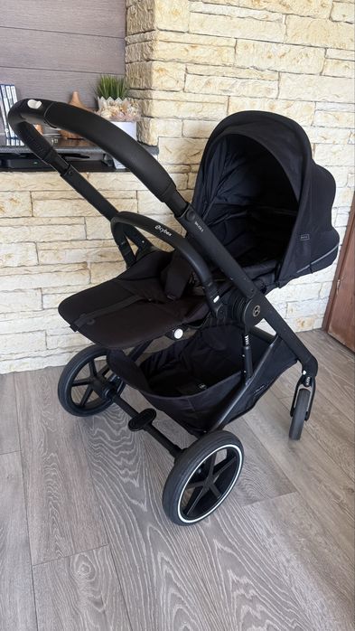 Бебешка количка Cybex Balios S Lux Moon Black 2025