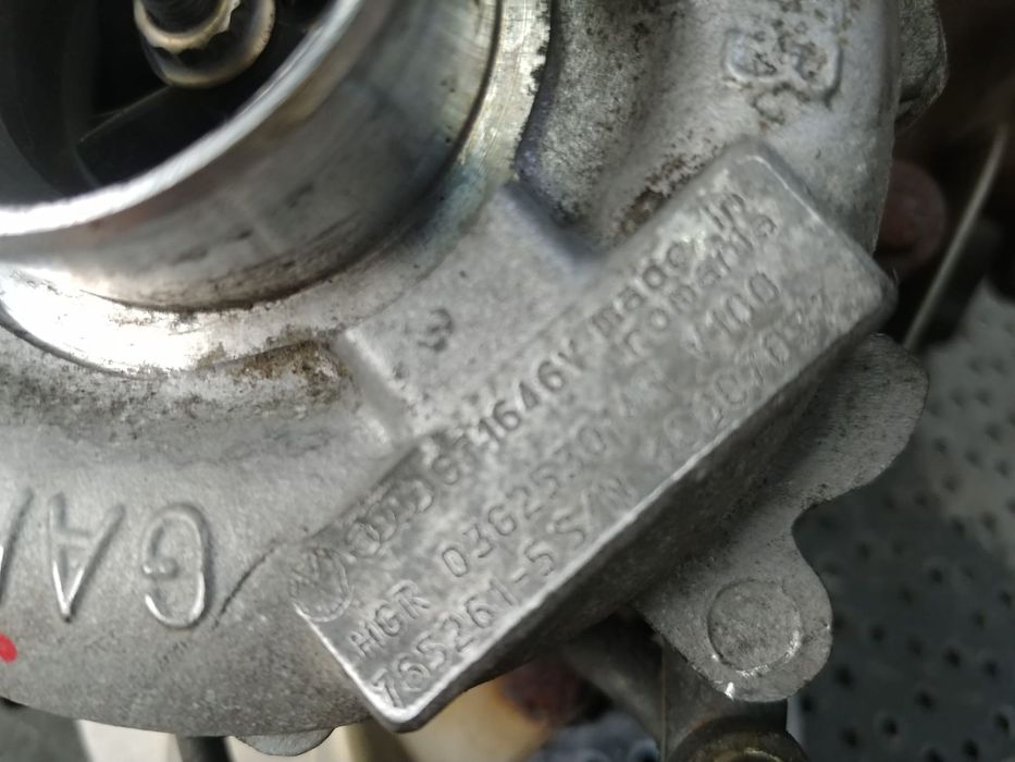 turbina 2.0 tdi bmp bmm vw golf 5 1k passat b6 skoda octavia 2  03g253014n 765261-5s