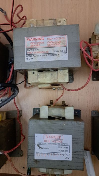 Трансформатори от микровълнови фурни