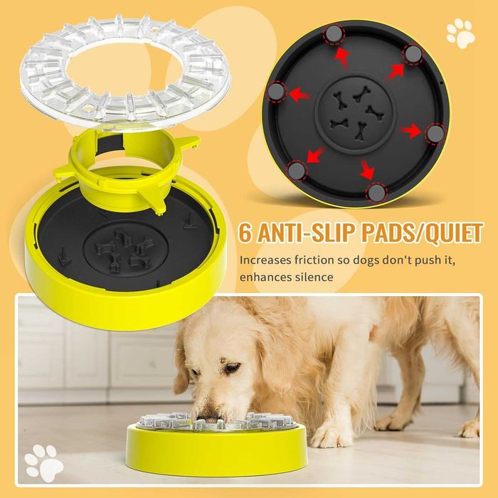 Cloudeck Slow Feeder Dog Bowl Купа-Играчка пъзел за кучета