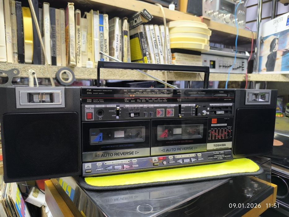 TOSHIBA, кассетная магнитола 80х,Япония в Алматы