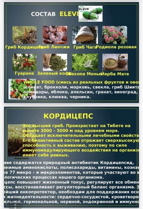 Елев8-Elev8 клеточное питание