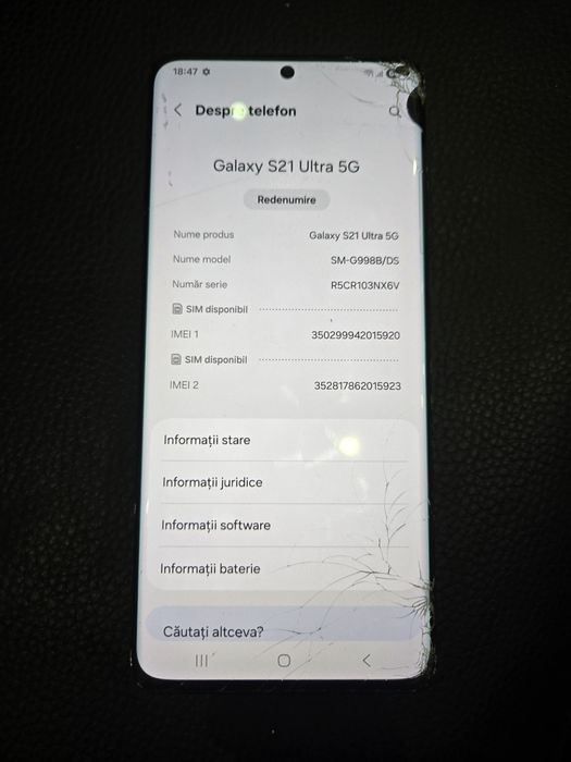 Samsung S21 ultra, 256 gb