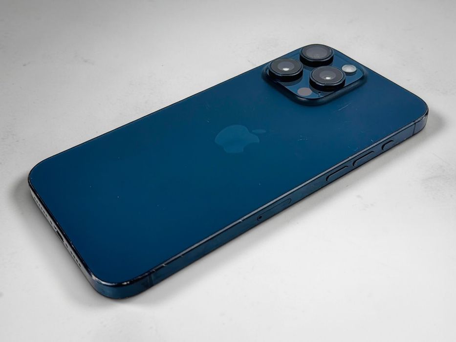 Apple iPhone 15 Pro Max 256GB Titanium Blue 100% Батерия! Отличен