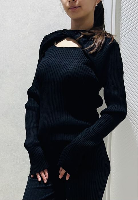 Туника лапша теплая Китай оверсайз