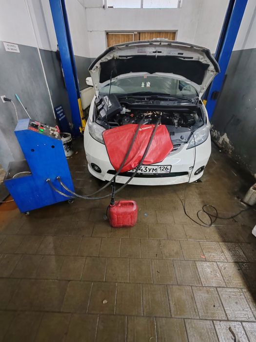 Промывка радиатора печки