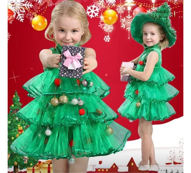 Платья елочки 98-104р.