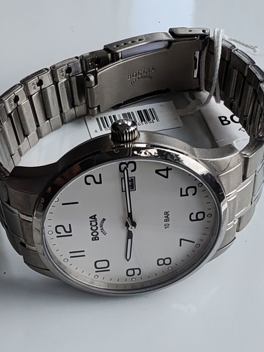 Ceas Boccia Titanium Calendar Quartz 40 mm Nou-Nepurtat!