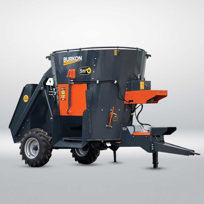 Remorca furajera tractata 5 mc, remorca tehnologica, remorca agricola