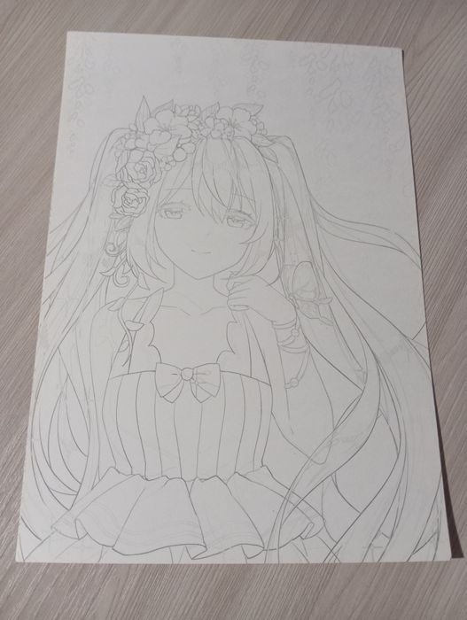 Рисунки для раскрашивания, Хатсуне Мику