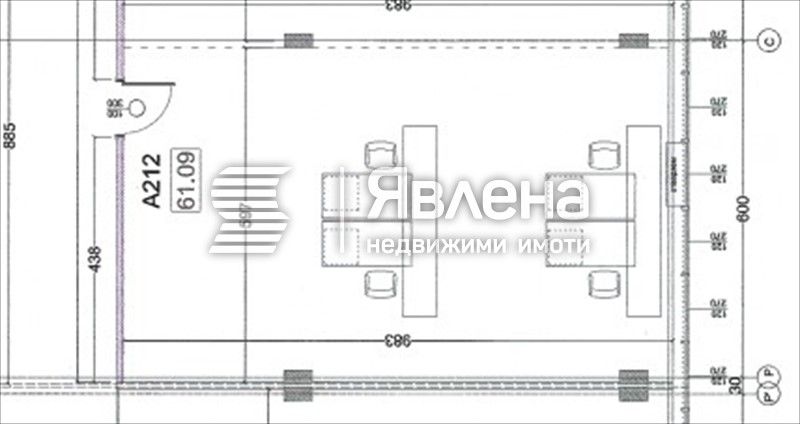 Дава се под наем Офис в Варна, Младост 1 - 61 кв.м за 427 € - Снимка #1