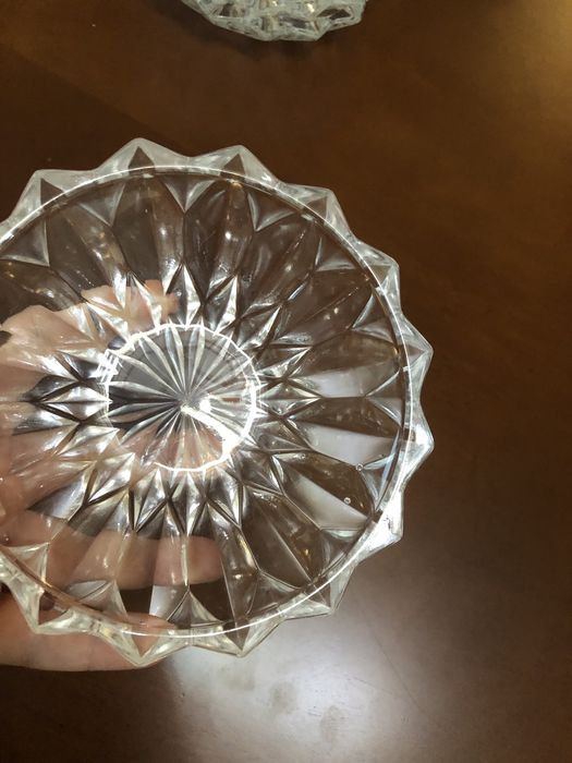 Set de 6 boluri din cristal