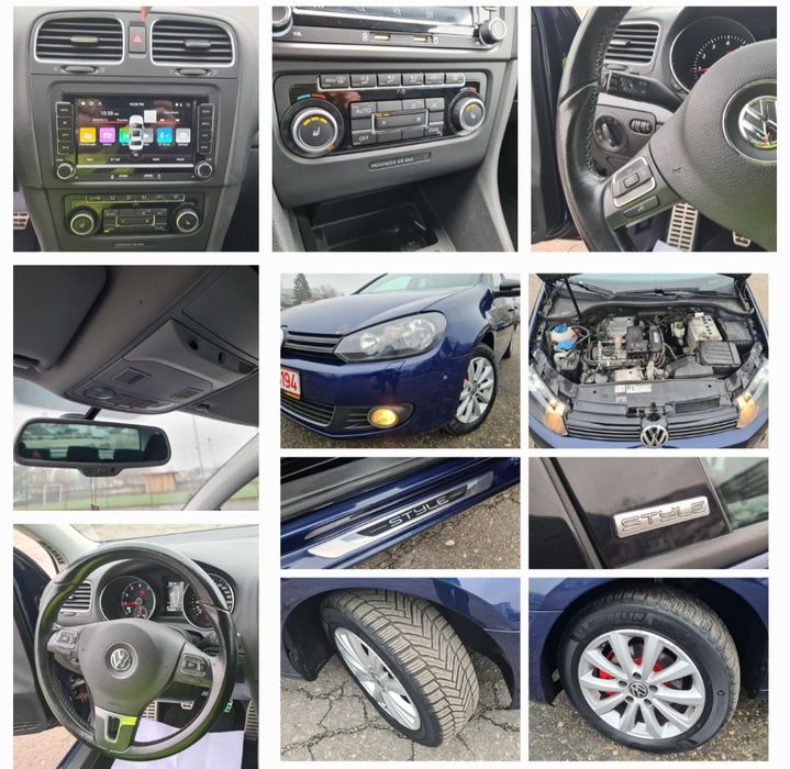 VW Golf STYLE * 2012 * Euro5 * Navi ,Klimă , Start&Stop , ParkAssist