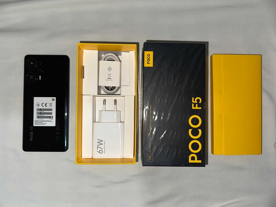 Xiaomi Poco F5 - 12/256GB, 6.67" AMOLED, 64 Мп, 5000 мАч, Black