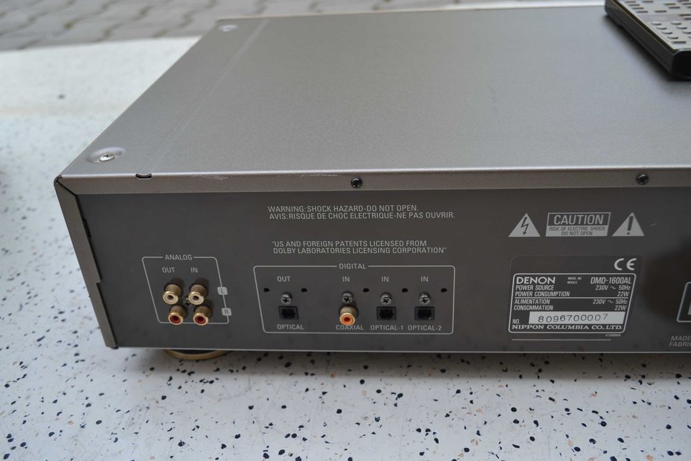 Minidisc Denon DMD-1600AL cu telecomanda