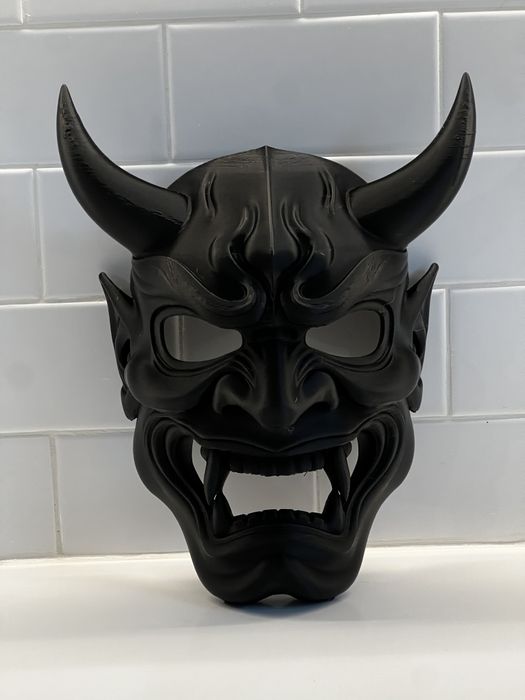 Oni face mask 3d