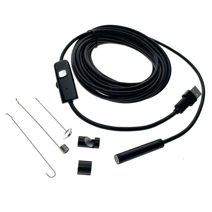 Эндоскоп/видеоэндоскоп IP67 FullHD с подсветкой Android Windows 2-10м.