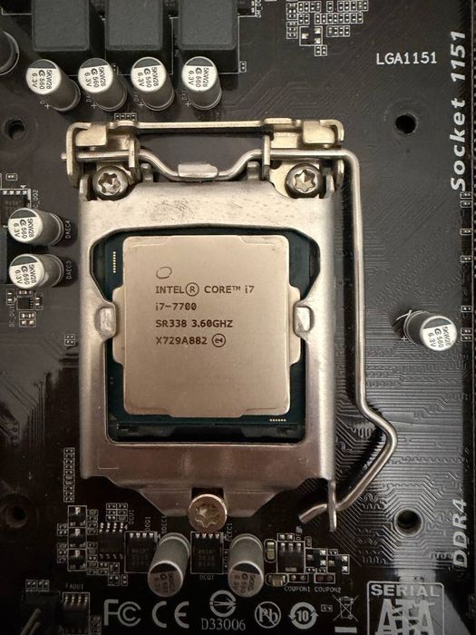 Intel core i7-7700 + Gigabyte GA-H110M-S2 + кулер
